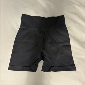 Black Women's High-Waisted Shorts